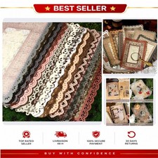 Lace Edged Vintage Scrapbook Paper Set, Assorted Ephemera Sheets for Junk