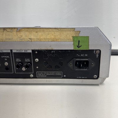 Sony MDS DRE-1 Mini Disc Player/Recorder Trigger Pads Sampler DJ