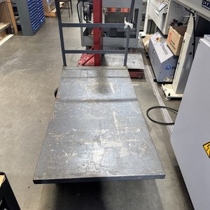 Platform Truck Rubber Casters 72 x 30 2000 Lb. Capacity