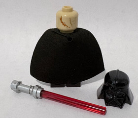 LEGO Star Wars Darth Vader Tan Head Minifigure sw0586 75055 Star Destroyer GREAT