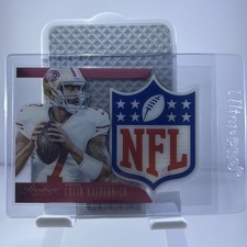 2014 Panini Prestige NFL Shield Colin Kaepernick #12 Shield 1e0