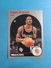 Terry Porter 1990-91 NBA Hoops Basketball Card # 249 J3510