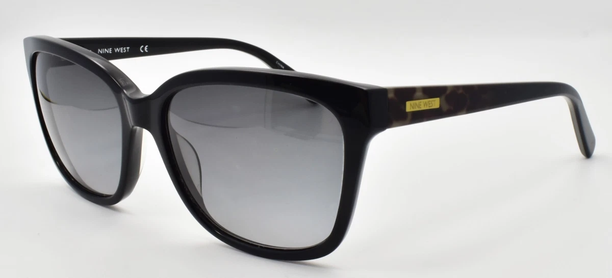 Nine West Black Plastic Frame Sunglasses for Women for sale  display picture 2