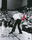Bob Knight HOF Signed Indiana Basketball Chair Throwing Photo AUTO Steiner