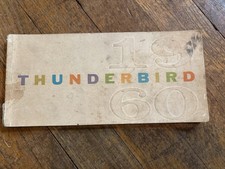 Thunderbird 1960 Owners Manual Thunderbird 1960 Owners Manual