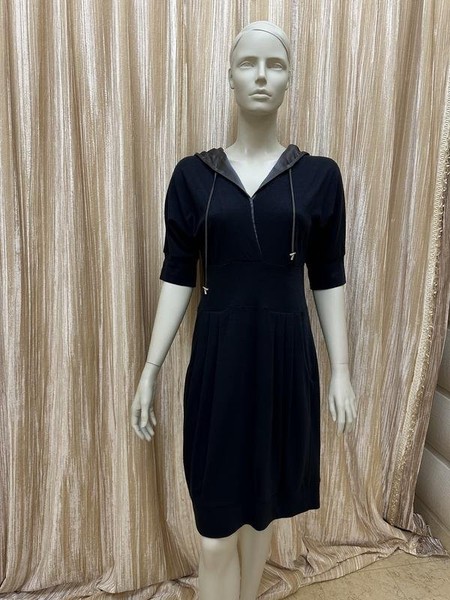 Damen Brunello Cucinelli Kleid Navy Kaschmir 36 /