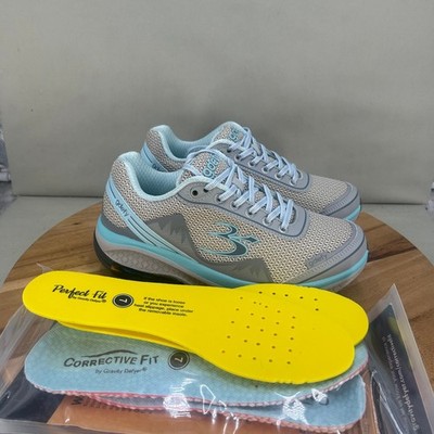 G-Defy Gravity Defyer Ion Womens Walking Shoes Grey Blue Size 7