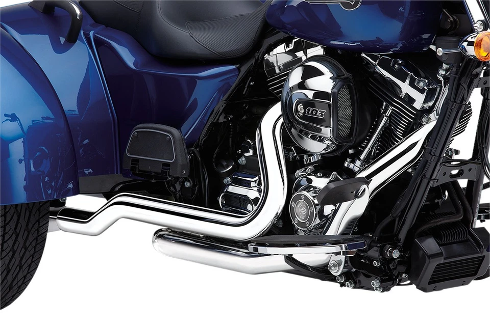 Tubos de cabeza dobles PowerPort Cobra 6254 Harley FL Trike Foto 2 de 2