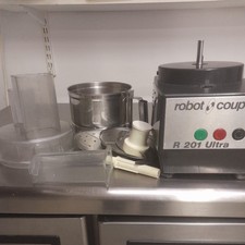 Robot Coupe R201 Ultra  3 Blades Bowl & Lid. Blades in excellent condition.