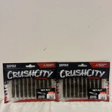 RAPALA ' CRUSH CITY ' NED BLT ' GREEN PUMPKIN ' 3" - 10 PCS ' LOT OF 2 '