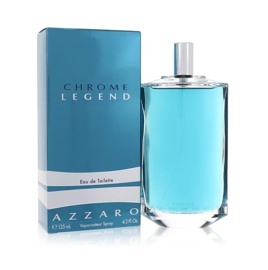 Azzaro Chrome Legend 4.2 oz EDT spray mens cologne 125ml NIB 