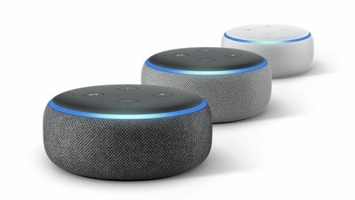 amazon echo dot 3rd gen heather grey