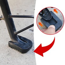 2 Piezas Universales Motocicleta Piezas Almohadillas de Goma Pie Pata de Cabra Placa de Extensión Soporte