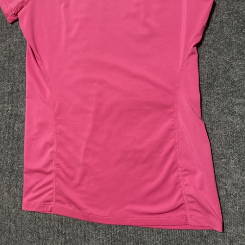 T-shirt Nike Pro Combat donna piccola Dri Fit manica corta aderente rosa - Foto 11 di 12