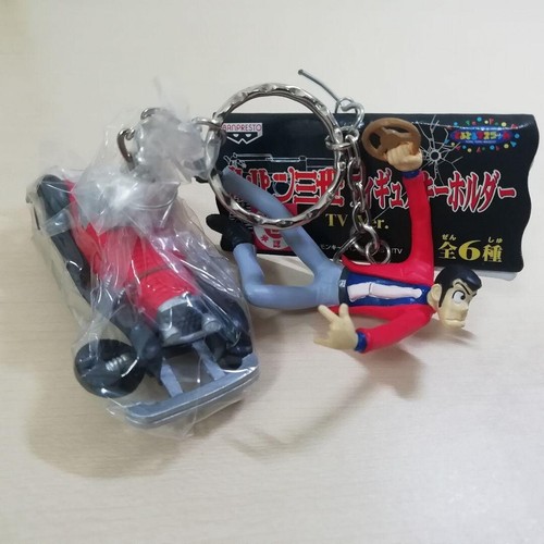 Lupin III The Third figure key chain Lot 6 set Fujiko Jigen anime Japan m606 - Picture 8 of 16
