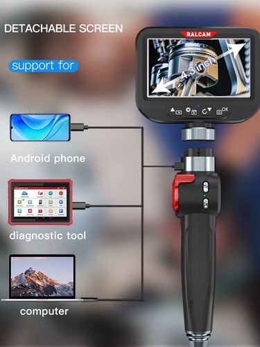 RALCAM Endoscope Camera Articulated Endoscope 2-way 180° Industrial Inspection - Picture 5 of 15