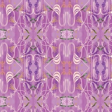 Benartex True Colors by Danielle Duer 16489 64 Amethyst Modern Lace Cotton