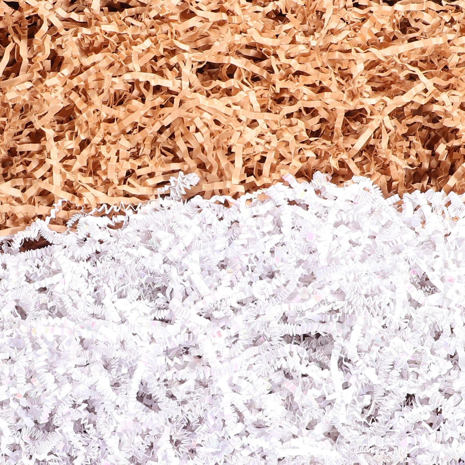 Crinkle Cut Shredded Paper Filler 7.3oz Box Packing Filler Eco-Friendly Gift Wrap  -image