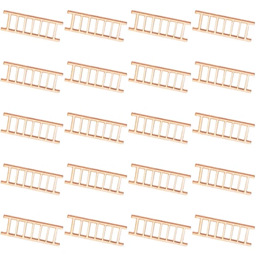 Accesorio de escalera artesanal hágalo usted mismo decoración de escalera miniatura 20 un. mini escalera de madera - Imagen 12 de 13