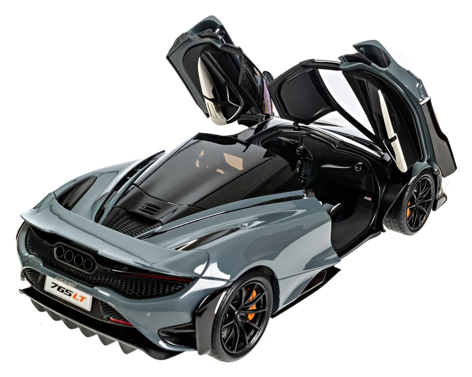 HPD 18001 1:18 McLAREN 765LT (EFECTO CHICANE) GRIS L.E. DE 600 SUPERDEPORTIVO DIECAST Foto 4 de 4