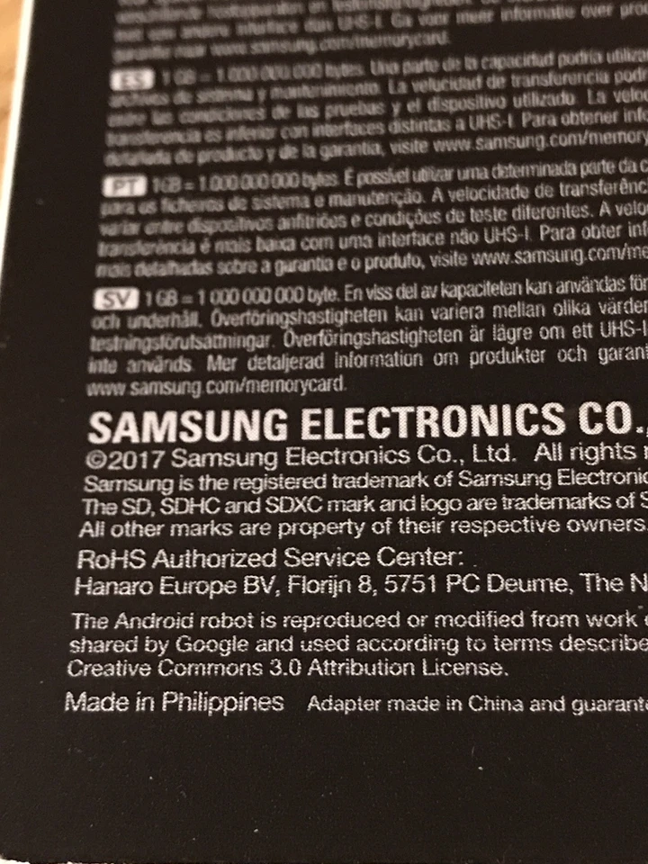 Samsung evo 64gb Micro SD Card - Image 2 of 4