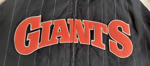 VTG RARE MITCHELL NESS SAN FRANCISCO GIANTS FULL ZIPP BOMBER STYLE JACKET XXL - Picture 6 of 16
