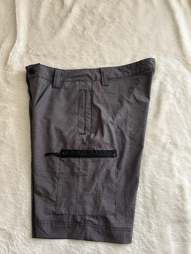 NWT Mens Size 36 FootJoy Print Golf Shorts. Brown/Gray. 10" Inseam - 第 3/5 張圖片