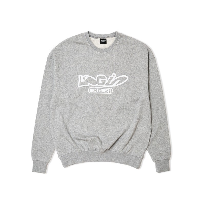 NCTWISH★TRAVEL★FLASH NYLON COMBINATION COLLARED SWEATSHIRT NCT WISH ASIA TOUR LOG In Official MD Pullover L Size JAPAN