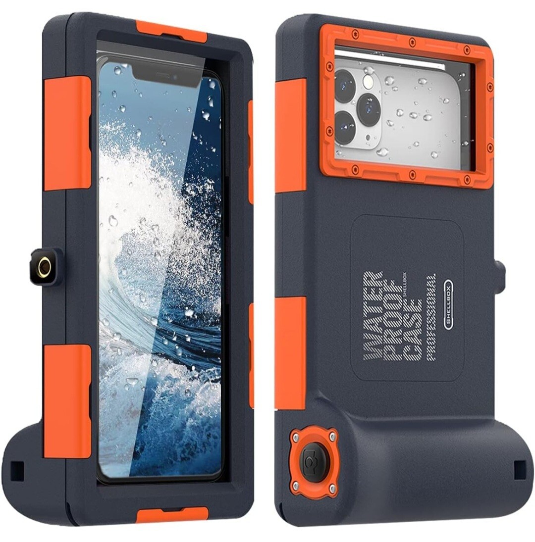 Yogre Diving Phone Case, Orange/Black Yogre Diving Phone Case, Orange/Black