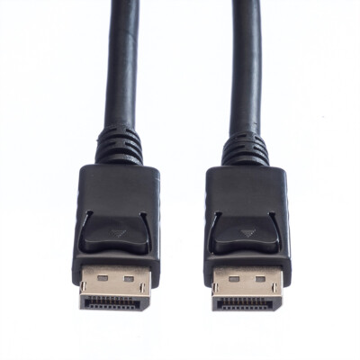 DisplayPort Kabel, DP Stecker - Stecker, LSOH, schwarz, 10 m