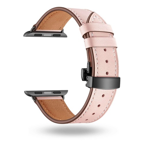 Skórzany pasek Apple Watch 38–49mm brązowy – styl paska Wenecja prawdziwa skóra i stal nierdzewna - Zdjęcie 7 z 51