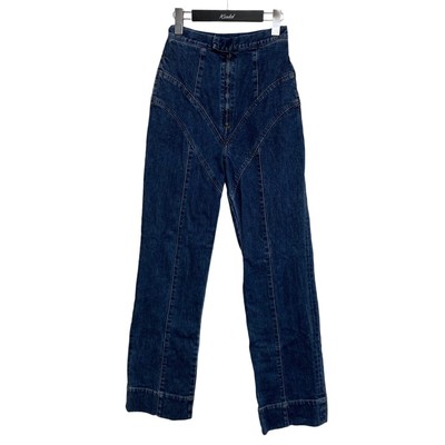 Fetico 23Aw Washed High Rise Straight Jeans Denim Pants Ftc234 