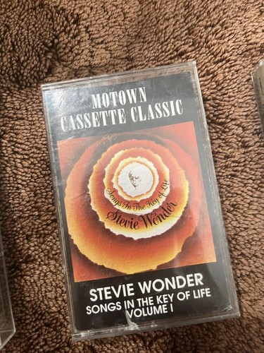 Vintage 6 Motown Cassette Tape Stevie Wonder Marvin Gaye Barry White Al Jarreau - Picture 8 of 14