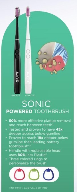 Sunstar GUM Sonic Powered Toothbrush
