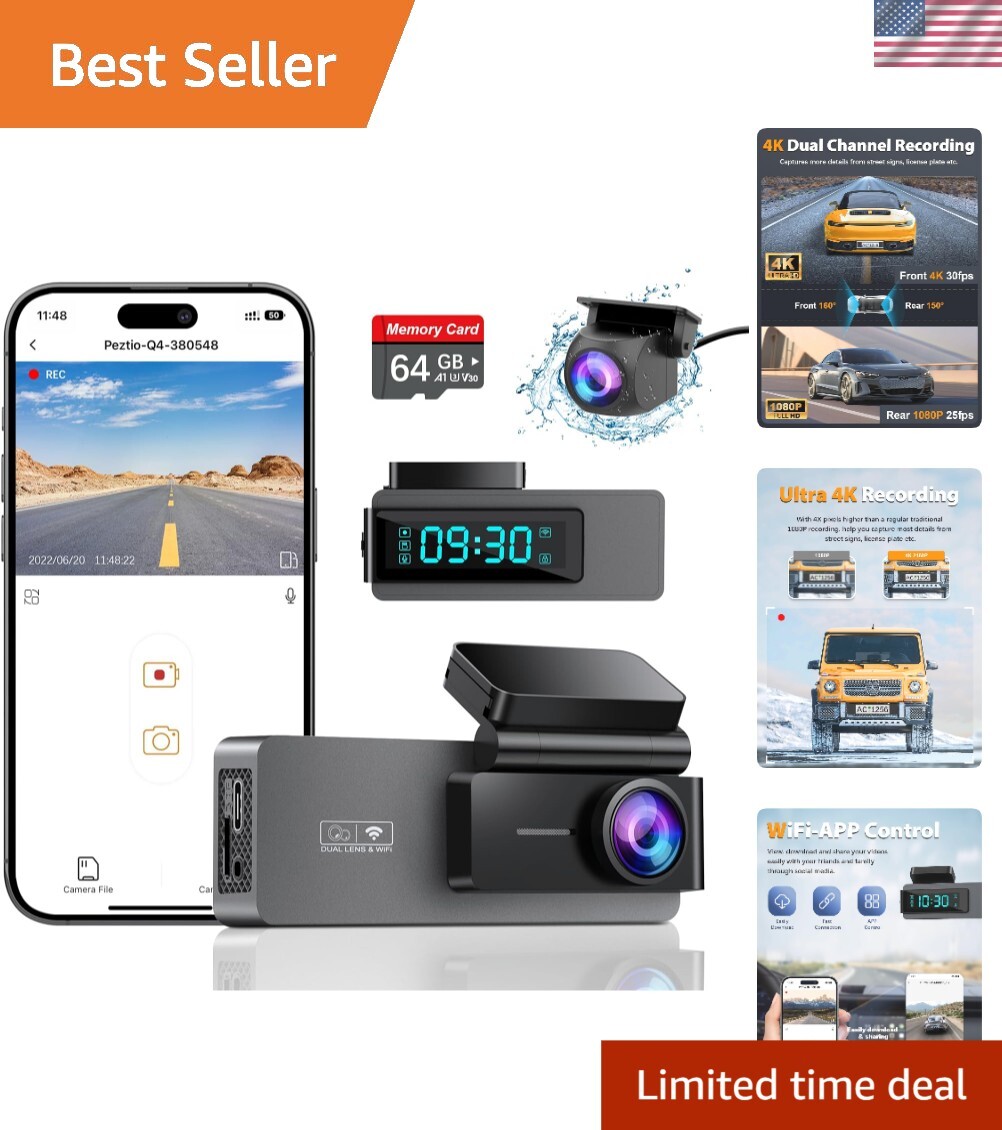 High-Quality Dash Cam for Enhanced Road Safety and Recording-image