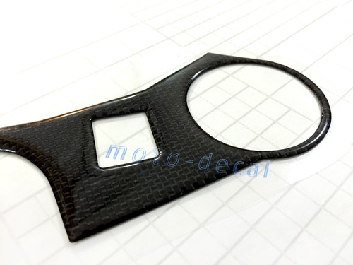Real Carbon Fiber For GSX-R 1000 GSXR 750 GSXR600 Top Triple Clamp Yoke 3D Decal - Picture 4 of 15