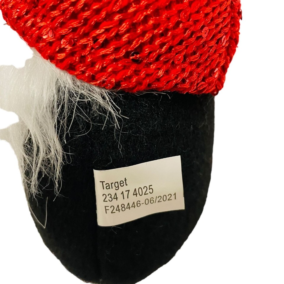 Target Christmas Gnome Plush Red Hat White Beard Holiday Decoration Toy