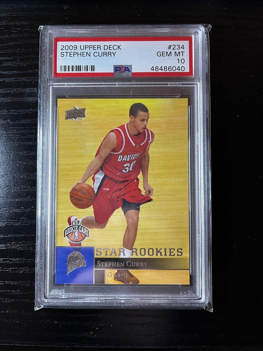 2009 Upper Deck Stephen Steph Curry Rookie Card RC #234 PSA