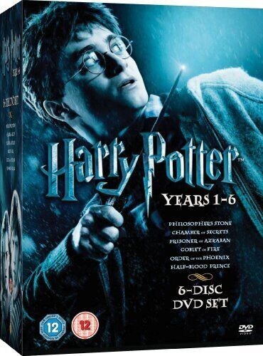 Harry Potter Collection - Jahre 1-6 (DVD, 2009) NEU
