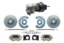 Kit de freno de disco delantero Mustang 1964-66, refuerzo, rotores XD, se adapta a 14