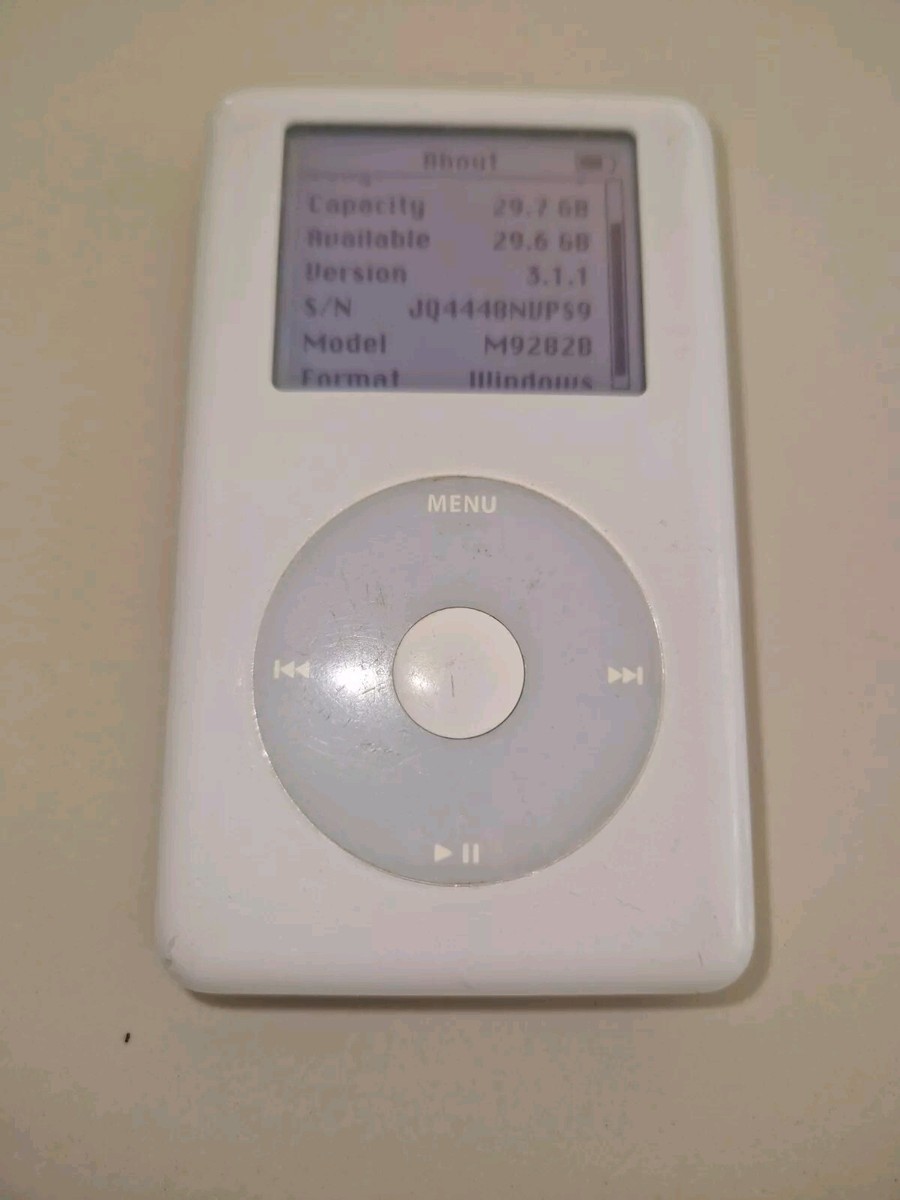 Apple iPod A1059 Classic 4Th Gen Upgraded To 32gb Ssd, New Battery