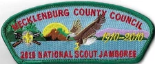 Mecklenburg County Council JSP 1910-2010 National Scout Jamboree DGR Bdr. [MX-11