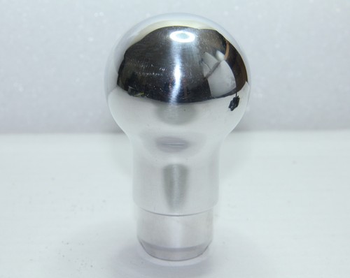 POLISHED ALUMINIUM UNIVERSAL GEAR KNOB METAL LUISI FITTING KIT SPORT ACCESSORY - Picture 3 of 8