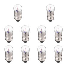 10pcs Flashlight Bulb E10 Miniature Screw Base Light Circuit Bulbs 2.5V/0.3A