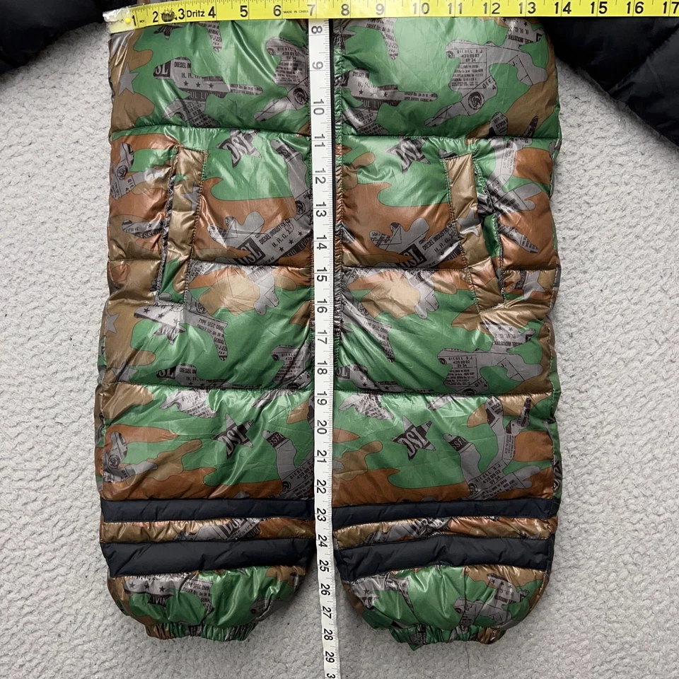 Diesel Snow Suit Baby 18 Mos Green Camo Full Zip Hooded Outdoor Winter Insulated - Image 4 of 4