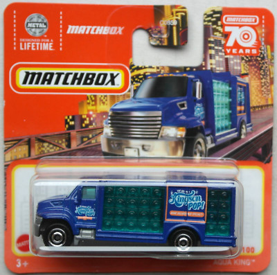 Matchbox Aqua King Getränke-Truck blau Kingson POP! Neu/OVP LKW Camion MBX blue