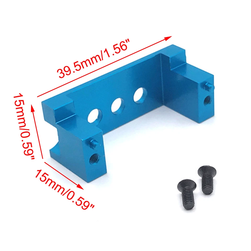 Asiento de engranaje de dirección de montaje de fijación servo RC para Wltoys 144001 124016-17-18 124019 B Foto 2 de 4