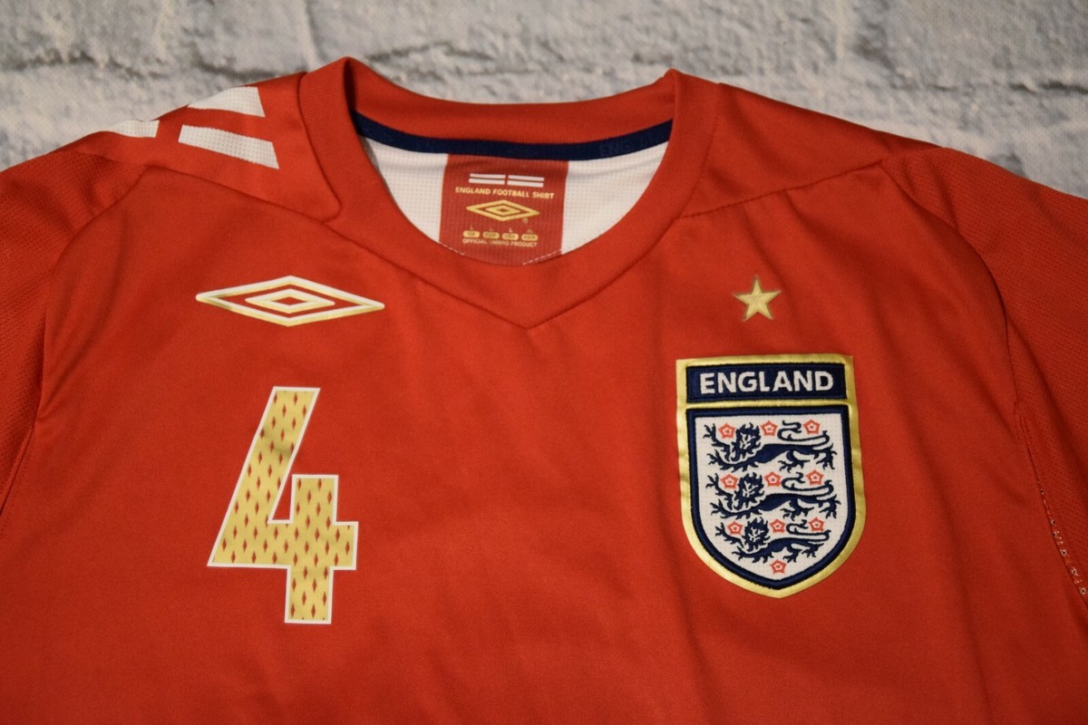 Umbro イングランド代表 GERRARD 4 ユニフォーム　リヴァプール 2007/09 England National Team #4 Gerrard Umbro Soccer