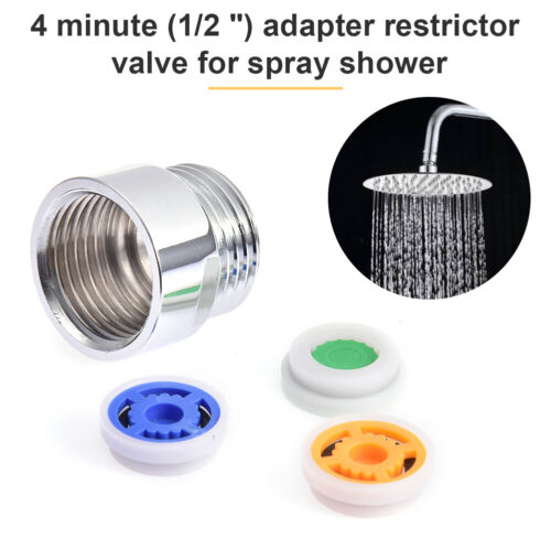 Shower Head Restrictor Shower Flow Reducer Limiter Set Pack of 4 Shower Head - Picture 4 of 10
