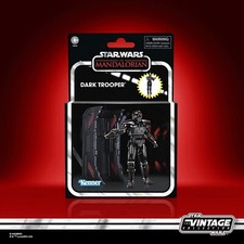 2022 Star Wars Mandalorian Dark Trooper Deluxe Action 3.75 Vintage